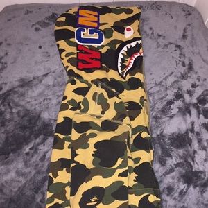 BAPE 1st Camo shark Full zip Hoodie